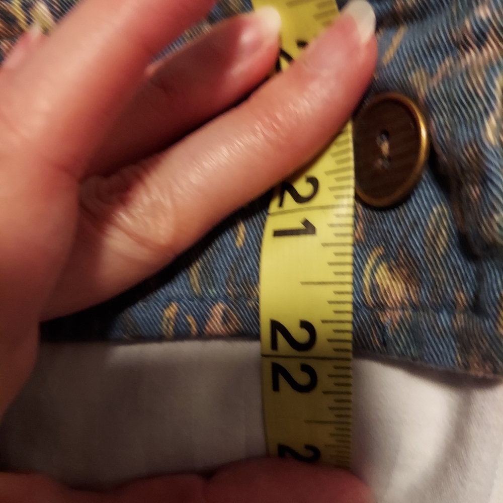 Croft & Barrow Multicolor Patterned Jean Jacket - Picture 10 of 11